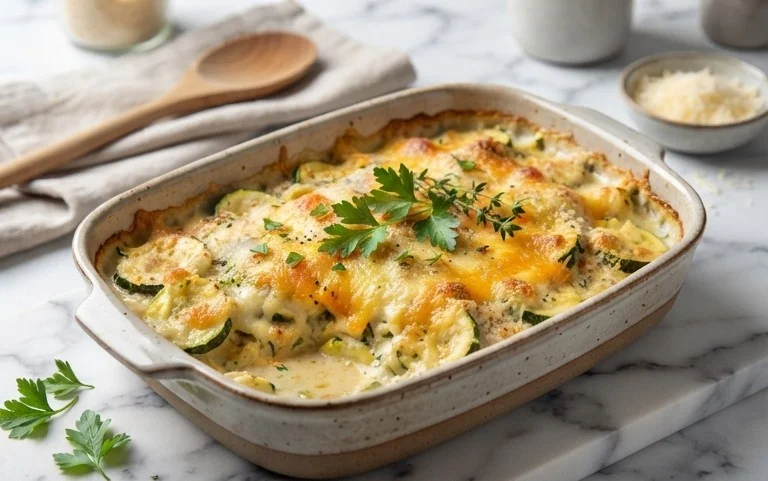 Easy Cheesy Zucchini Casserole