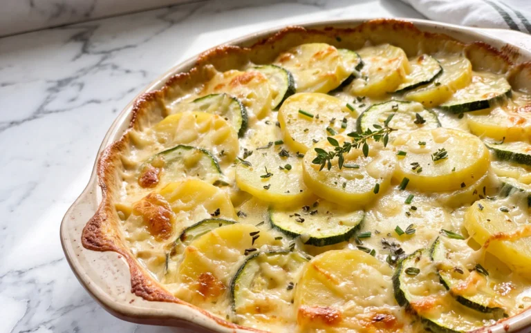 Kartoffel-Zucchini-Auflauf – so cremig & lecker