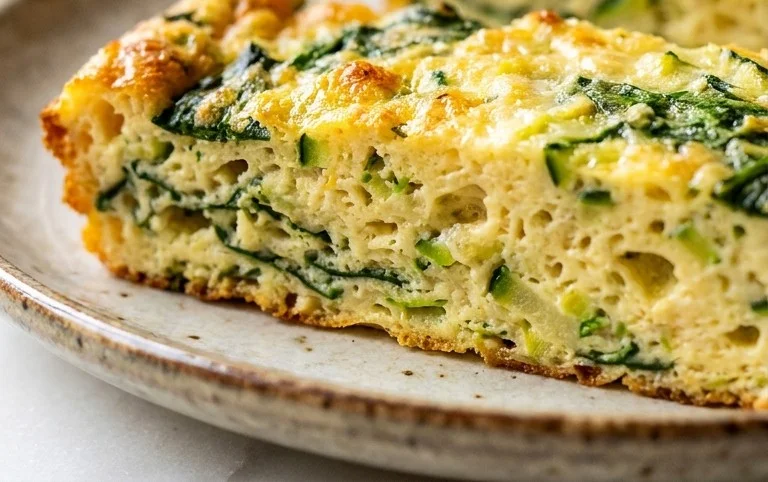 Baked Spinach Zucchini Frittata Fingers {Baby-Friendly}