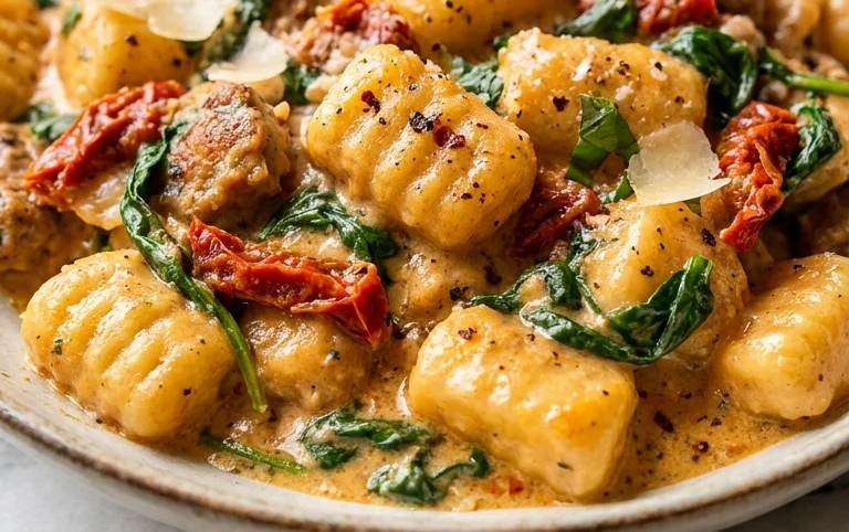Creamy Tuscan Gnocchi