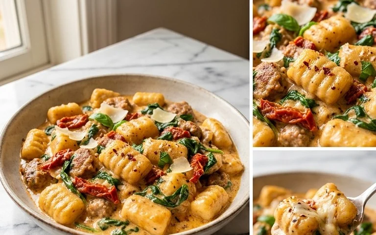 Creamy Tuscan Gnocchi