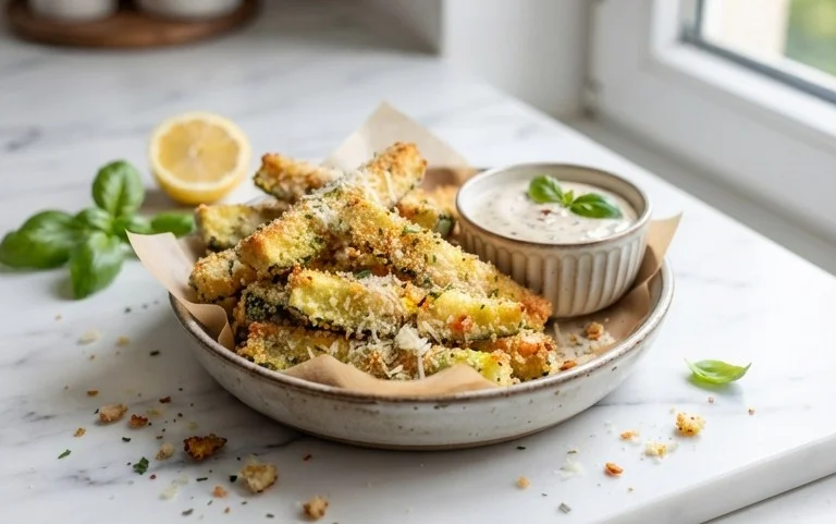 Parmesan Zucchini Fries