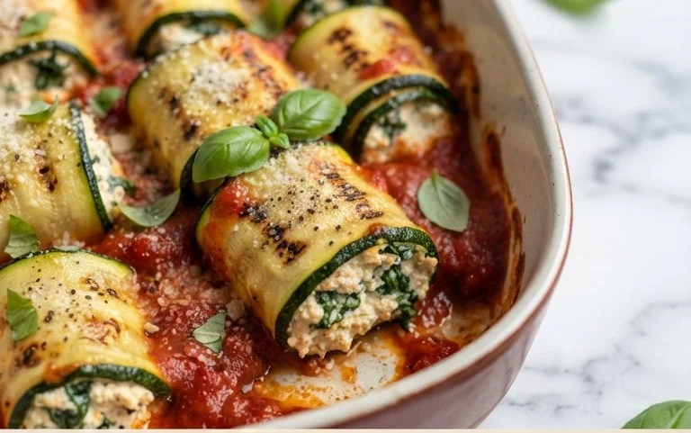 Vegan Zucchini Rollatini