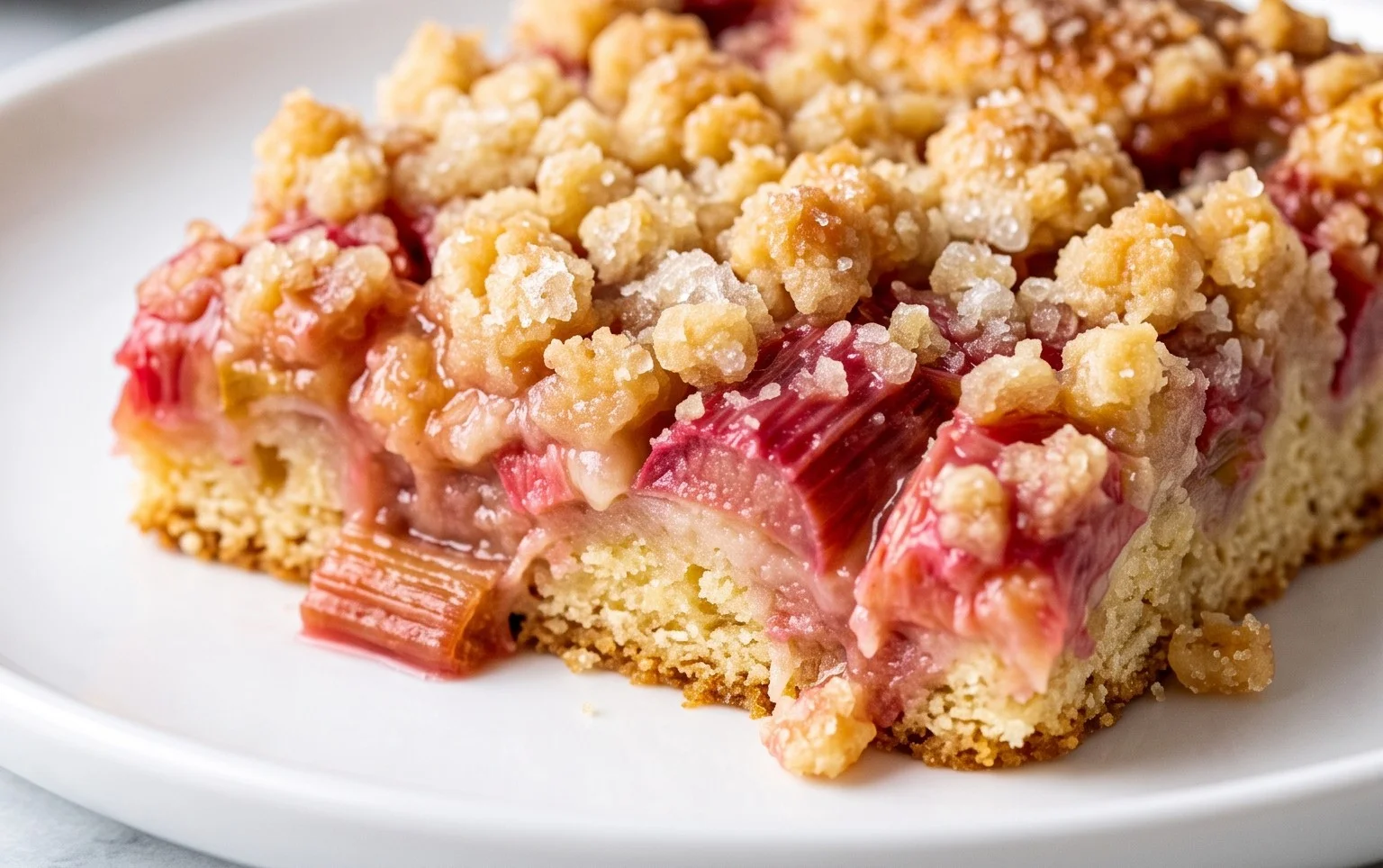 Rhabarberkuchen mit Streusel – Rezept für Eilige