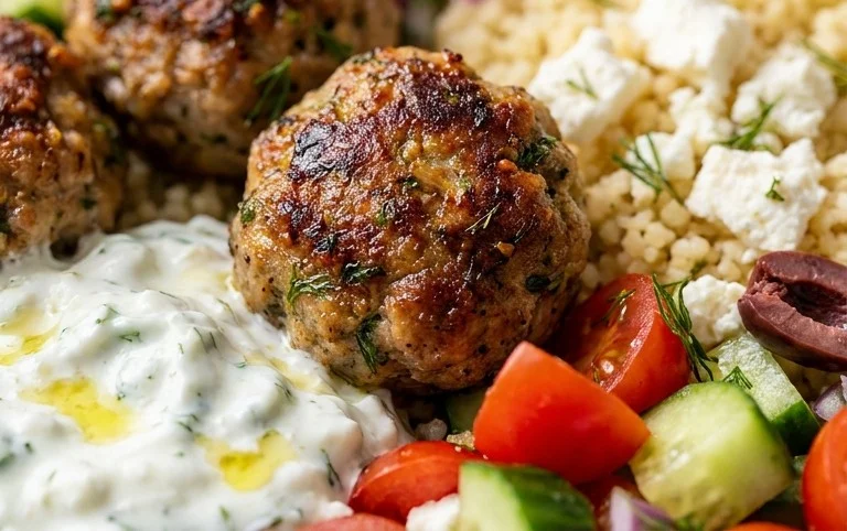 Greek Meatball Bowl Recipe