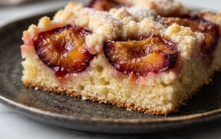 Schneller Pflaumenkuchen vom Blech