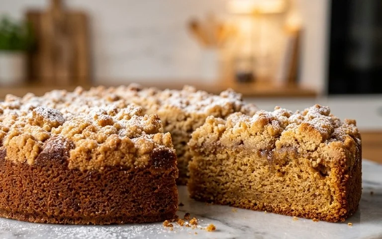 Stachelnon-alcoholic beerkuchen mit Streuseln