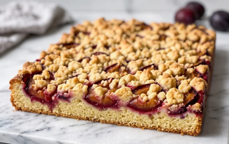 Saftiger Pflaumenkuchen vom Blech mit Streuseln von floweroma4