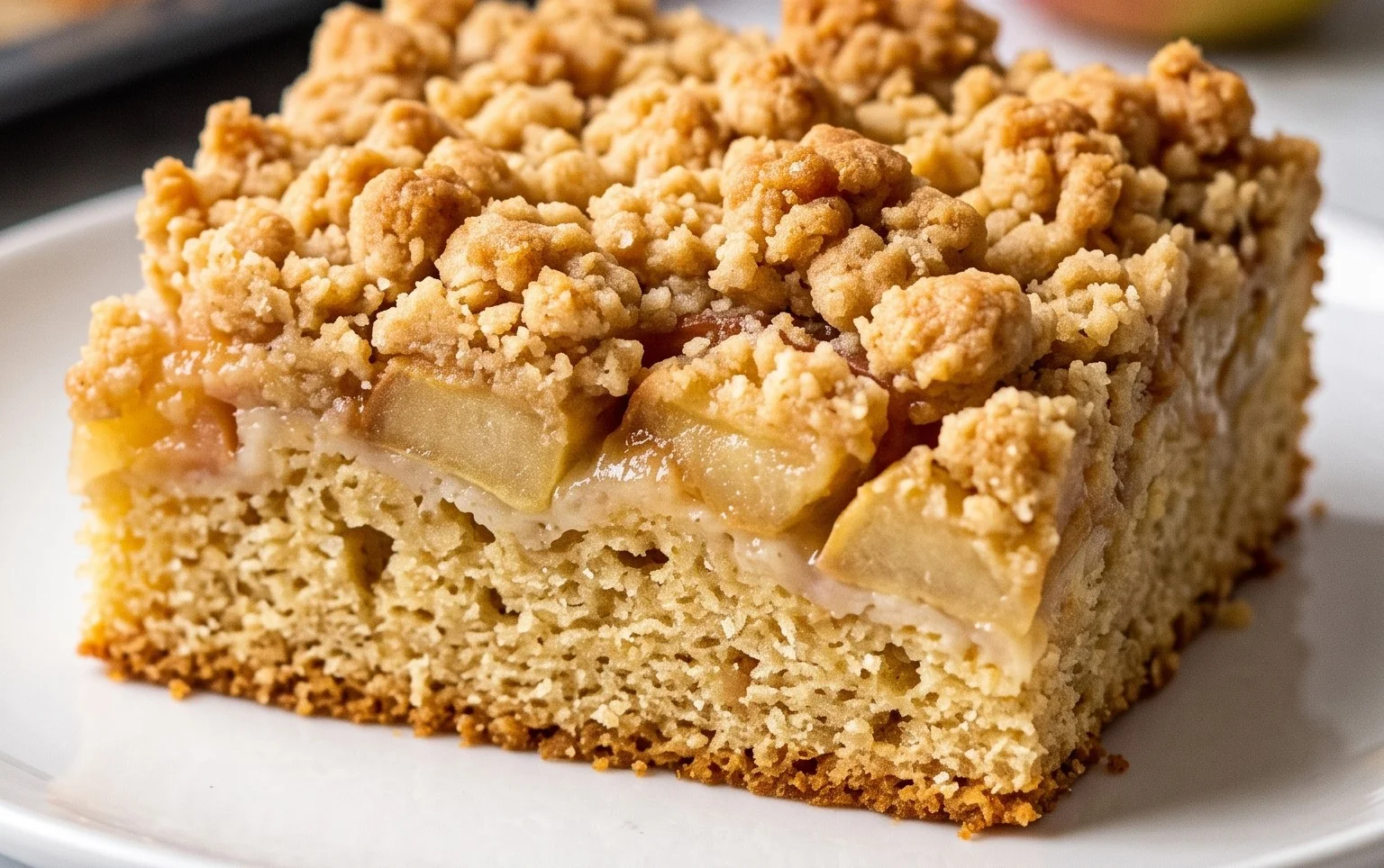 Apfelkuchen vom Blech mit Streusel – einfach lecker