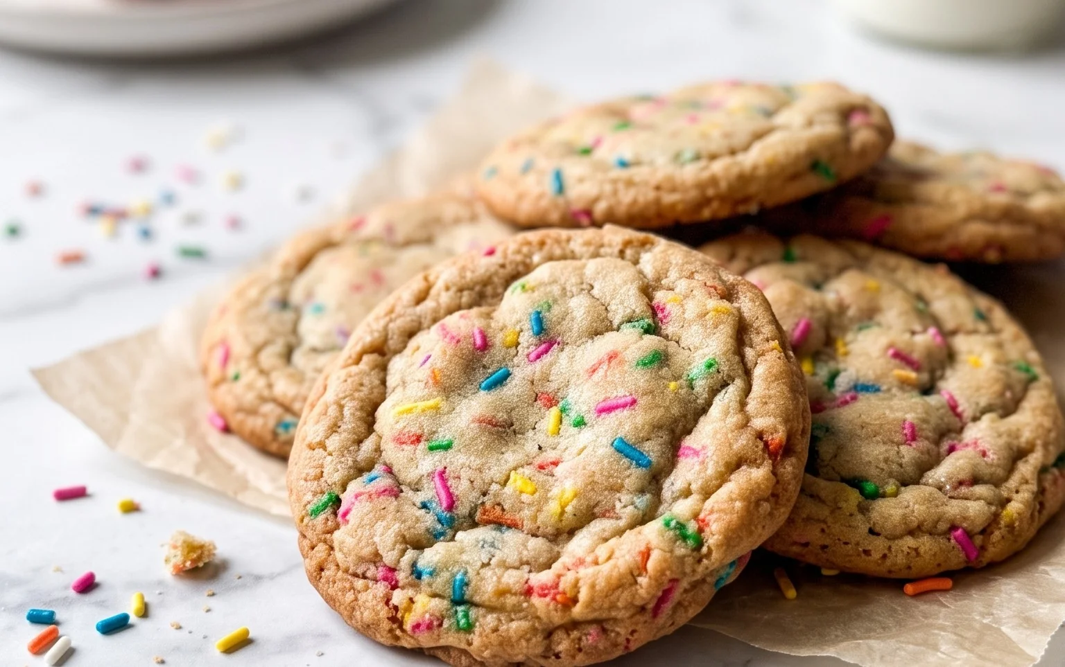 Funfetti Cookies: Bunte Butterkekse Rezept